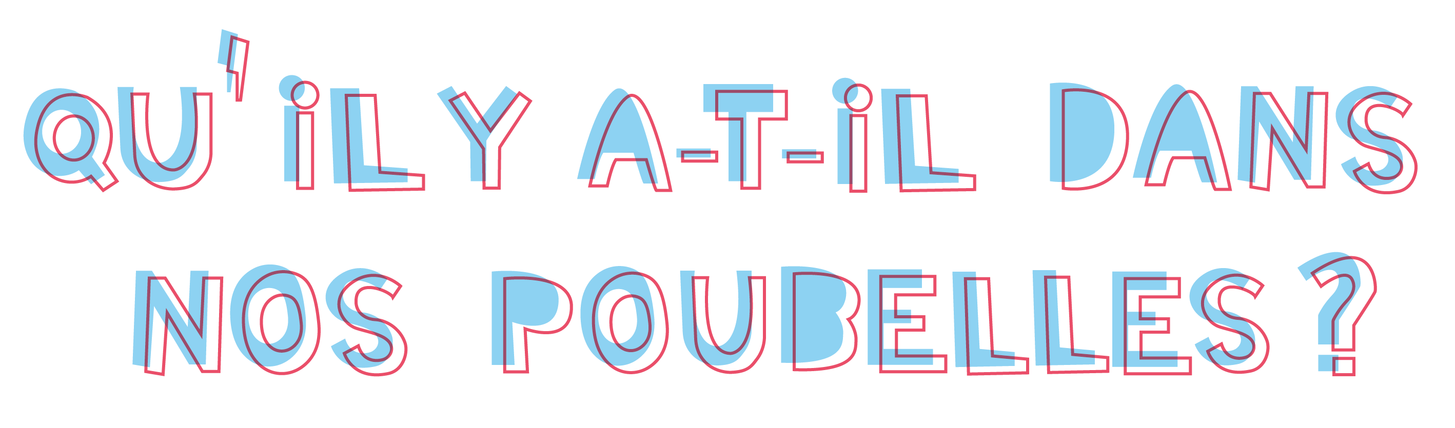 Titre correspondant à 'Qu'il y'a t'il dans nos poubelles ?'
